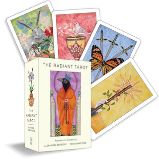 The Radiant Tarot: Pathway to Creativity (78 Cards, Full-Color Guide Book, Deluxe Keepsake Box) cover image