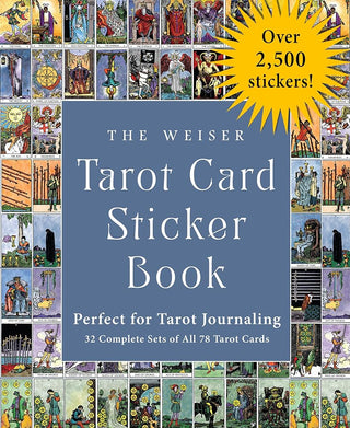 The Weiser Tarot Card Sticker Book: Includes Over 2,500 Stickers (32 Complete Sets of All 78 Tarot Cards)―Perfect for Tarot Journaling cover image