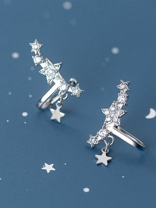 COSMIC STAR CLIP EARRINGS