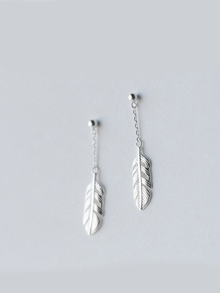 FEATHER DANGLE EARRINGS