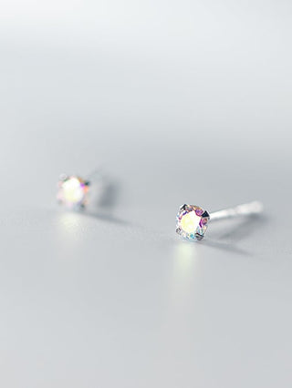 SMALL ROUND AURA EARRINGS