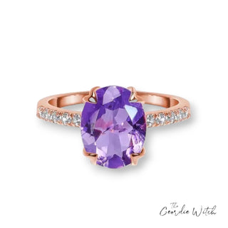 The-geordie-witch-newcastle-upon-tyne-oval-pave-ring-rose-gold-amethyst