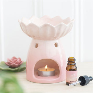 The-geordie-witch-pond-life-Pink-Water-Lily-Oil-Burner-and-Wax-Warmer