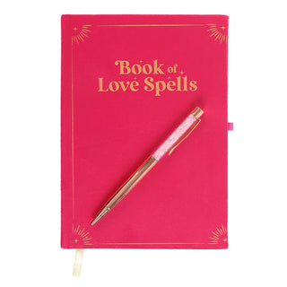 The-geordie-witch-wands-and-witches-Book-of-Love-Spells-Journal-with-Rose-Quartz-Crystal-Pen