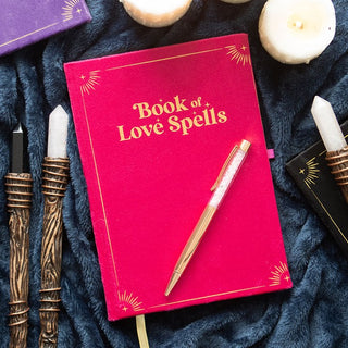 The-geordie-witch-wands-and-witches-Book-of-Love-Spells-Journal-with-Rose-Quartz-Crystal-Pen