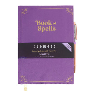 The-geordie-witch-wands-and-witches-Book-of-Spells-Journal-with-Amethyst-Crystal-Pen
