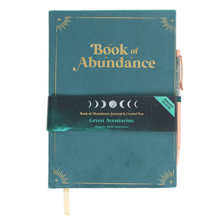 The-geordie-witch-wands-and-witches-Book-of-abundance-Journal-with-aventurine-Crystal-Pen