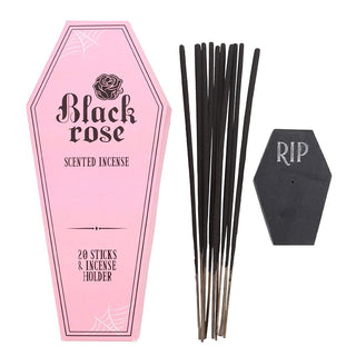 The-geordie-witch-pretty-deadly-Black-Rose-Incense-Stick-Packs-with-Coffin-Holder