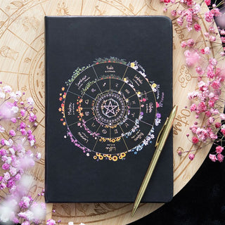 The-geordie-witch-wheel-of-the-year-A5-Notebook