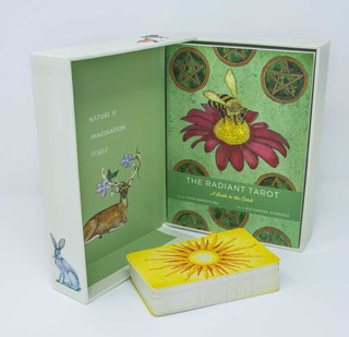 The Radiant Tarot: Pathway to Creativity (78 Cards, Full-Color Guide Book, Deluxe Keepsake Box)