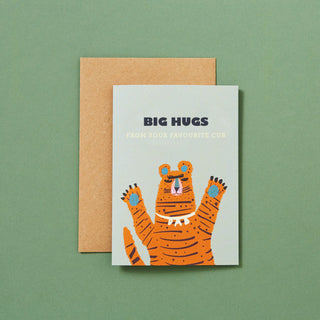 BIG HUGS, FROM YOUR FAVOURITE CUB - DAD CARD