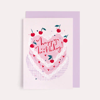 KITSCH BIRTHDAY CAKE CARD