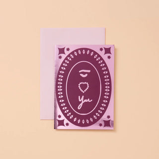 EYE LOVE YOU CARD - PINK