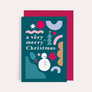 SHAPES CHRISTMAS CARD