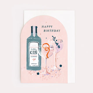 HAPPY BIRTHDAY GIN CARD