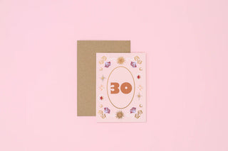 MILESTONE 30 - BIRTHDAY CARD