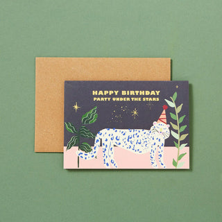 PARTY UNDER THE STARS - BIRTHDAY CARD