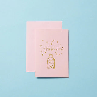 PERFECT CONCOCTION CARD - PINK