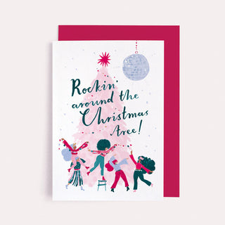 ROCKIN' CHRISTMAS TREE CARD