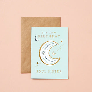 SOUL SISTER BIRTHDAY CARD - MINT