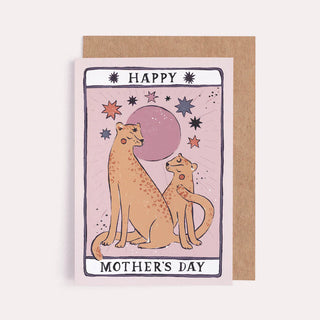 TAROT LEOPARD MOTHER'S DAY CARD