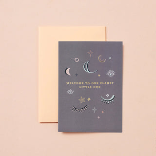 WELCOME TO OUR PLANET BABY CARD