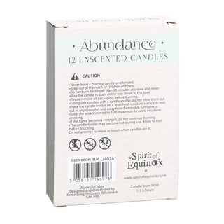 PACK OF 12 ABUNDANCE CANDLES