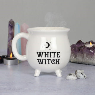 WHITE WITCH CAULDRON MUG