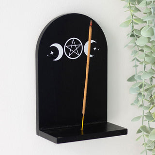 the-geordie-witch-newcastle-upon-tyne-black-triple-mood-incense-holder-shelf