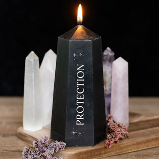 the-geordie-witch-newcastle-upon-tyne-protection-crystal-candle-with-rough-black-obsidian