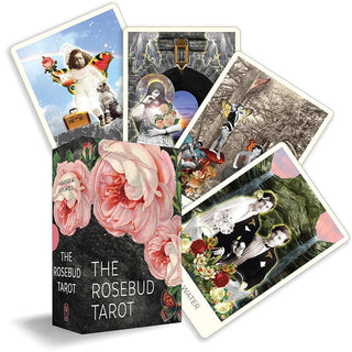 The Rosebud Tarot: An Archetypal Dreamscape (78 Cards and 96 Page Full-Color Guidebook) cover image